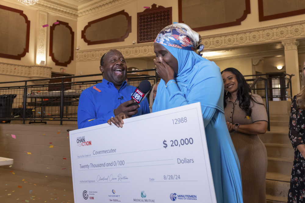 The second-place winner that received $20,000 was Covermecutee